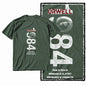 G01 Army Green Cotton Big Size 1984 Graphic Men T-shirt | Streetwear Cool Vintage O-neck Men's Tee Tshirt