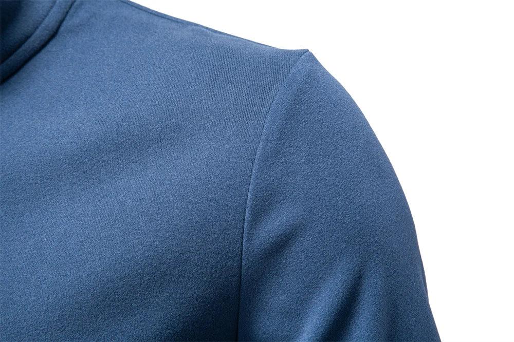 AIOPESON Solid Colour Zipper Sweatshirts - ShopHub