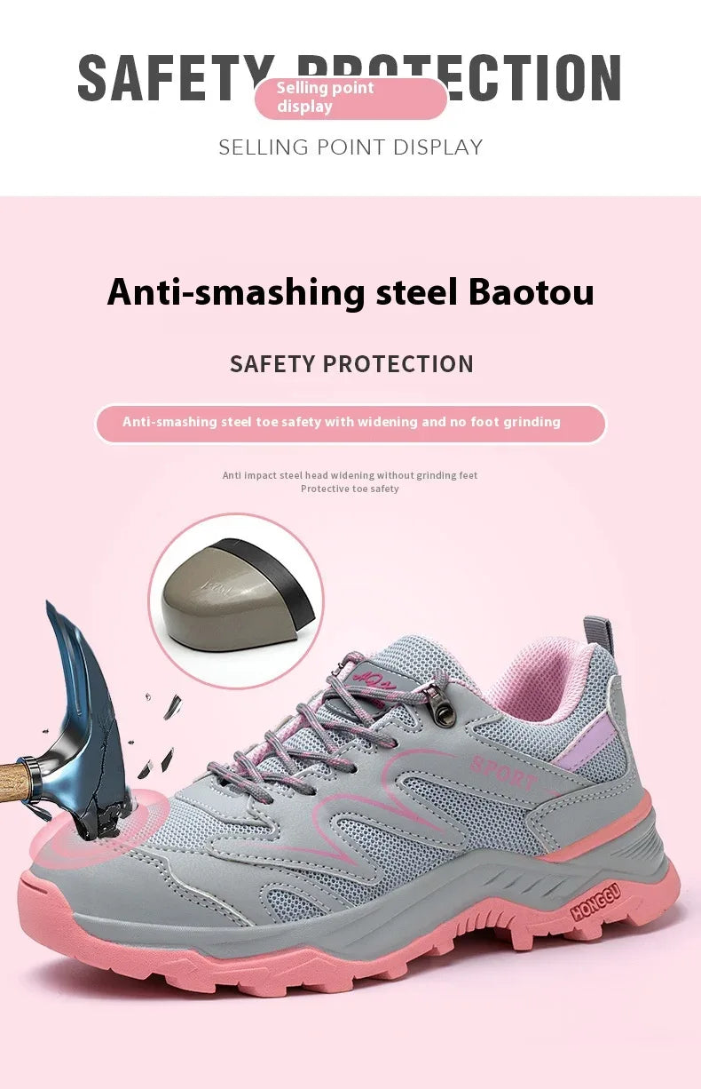 Kankeirr Women's Lightweight Safety Shoes - ShopHub