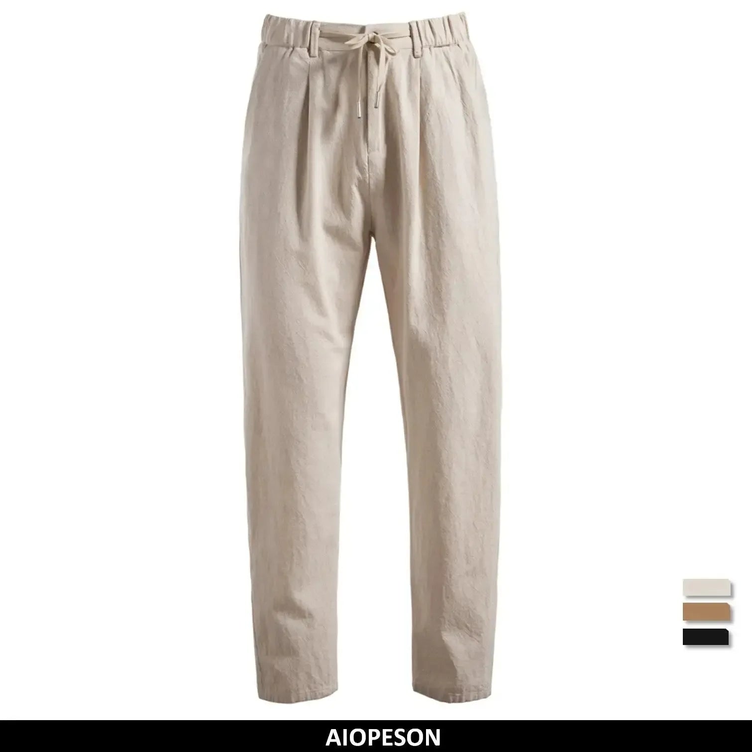 AIOPESON Casual Linen Men Trousers - ShopHub