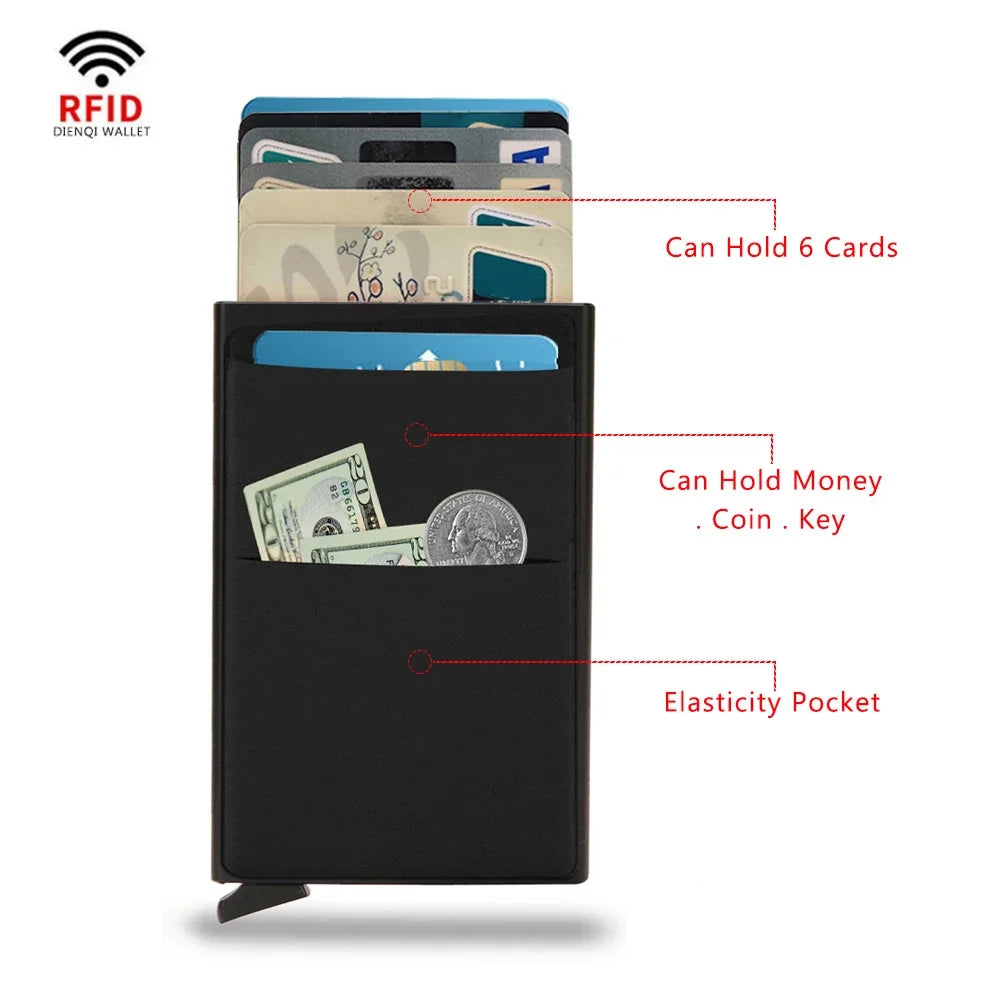 Minimalist RFID-blocking Card Wallet