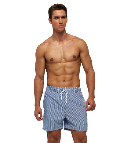 Men's ShopHub NZ boardshorts in breathable polyester with quick-dry mesh liner, suitable for gym and beach activities.