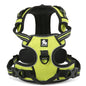 Truelove Pet Harness Reflective Nylon Large Pet Dog Harness All Weather Padded Adjustable Safety Vehicular Leads for Dog TLH5651