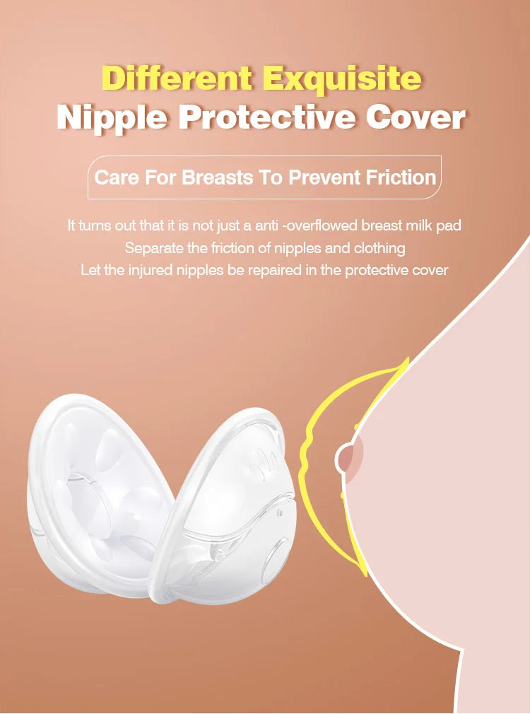 Dr.Isla 2PCS Wearable Anti-Overflow Pad for Breast Feeding
