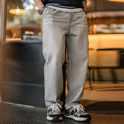 Maden Vintage Heavyweight Washed Gray Jeans