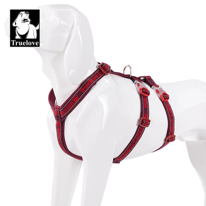 Truelove Double H Harness Neoprene Padding Durable Strong Reflective Gow in the Dark Aluminum Alloy Fitting Light Weight TLH6571