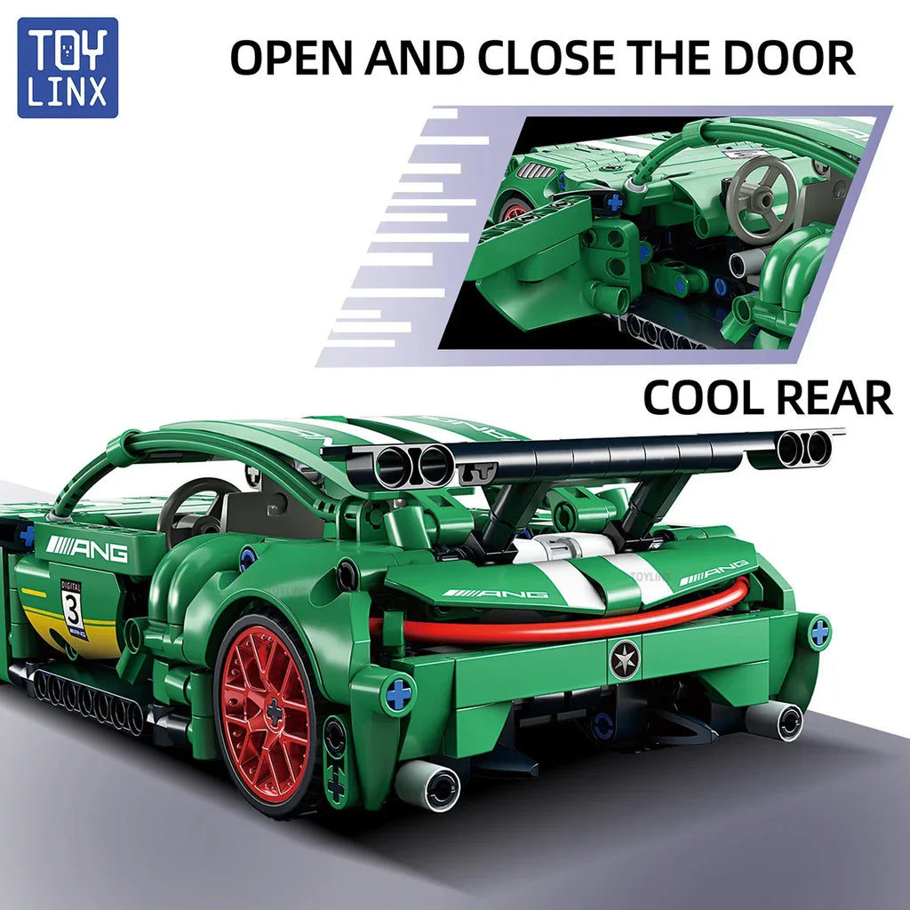 TOYLINX 456PCS Technical Super Racing Car Building Blocks - ShopHub