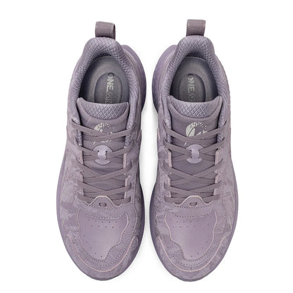 ONEMIX Black Leather Training Running Shoes