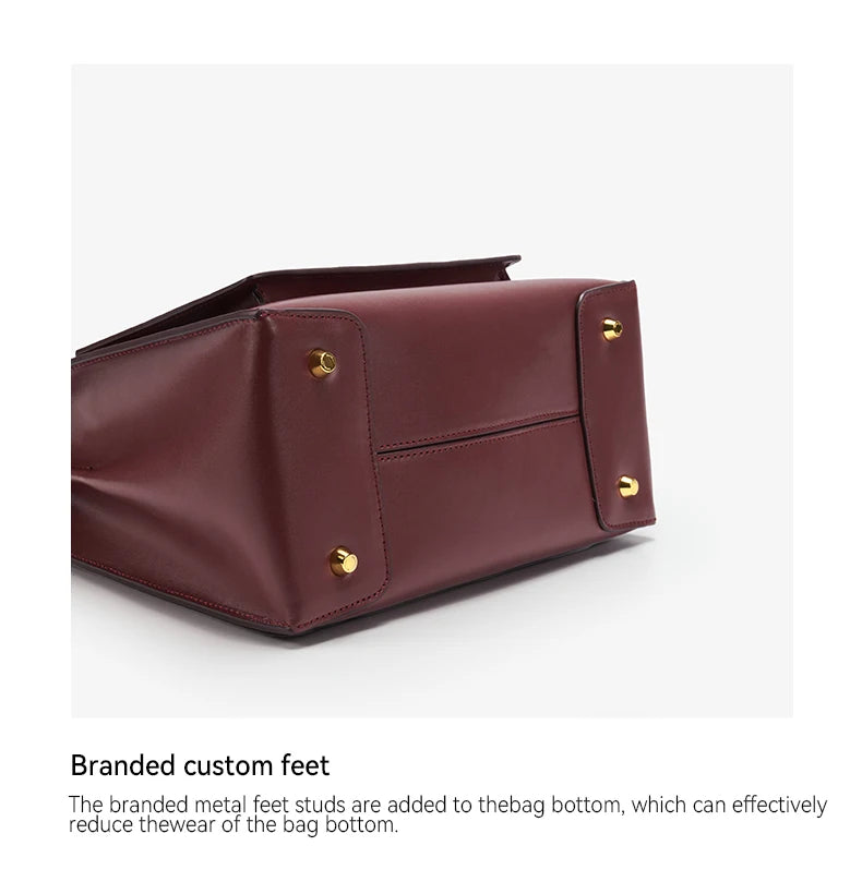BAFELLI Soft Leather Multi-Compartment Commuter Tote