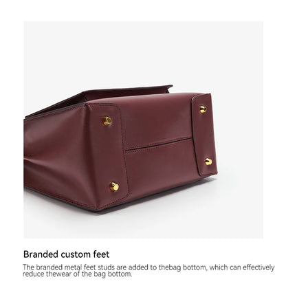 BAFELLI Soft Leather Multi-Compartment Commuter Tote