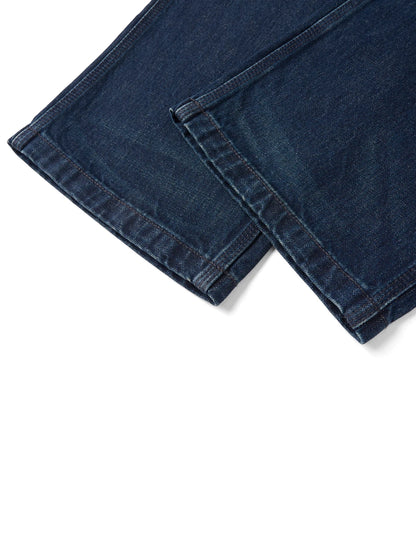 SIMWOOD High Standard 2026 Autumn Winter New 13.5oz Heavyweight Vintage Wash Carpenter Jeans Men Cargo Denim Pants