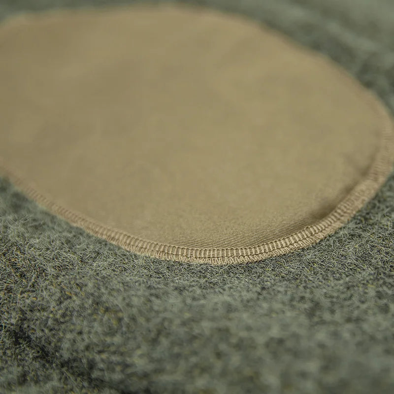 MADEN Patch-Detail Turtleneck Sweater