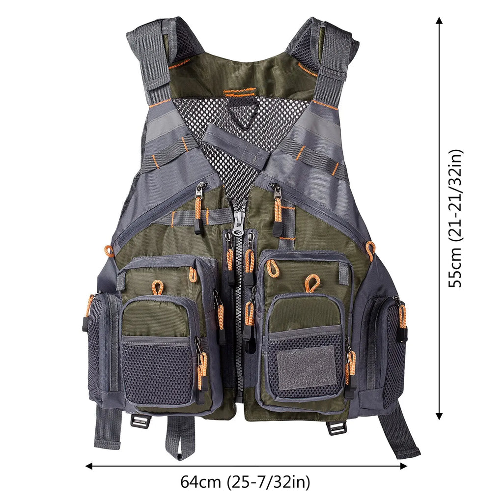 BASSDASH Breathable Fishing Vest