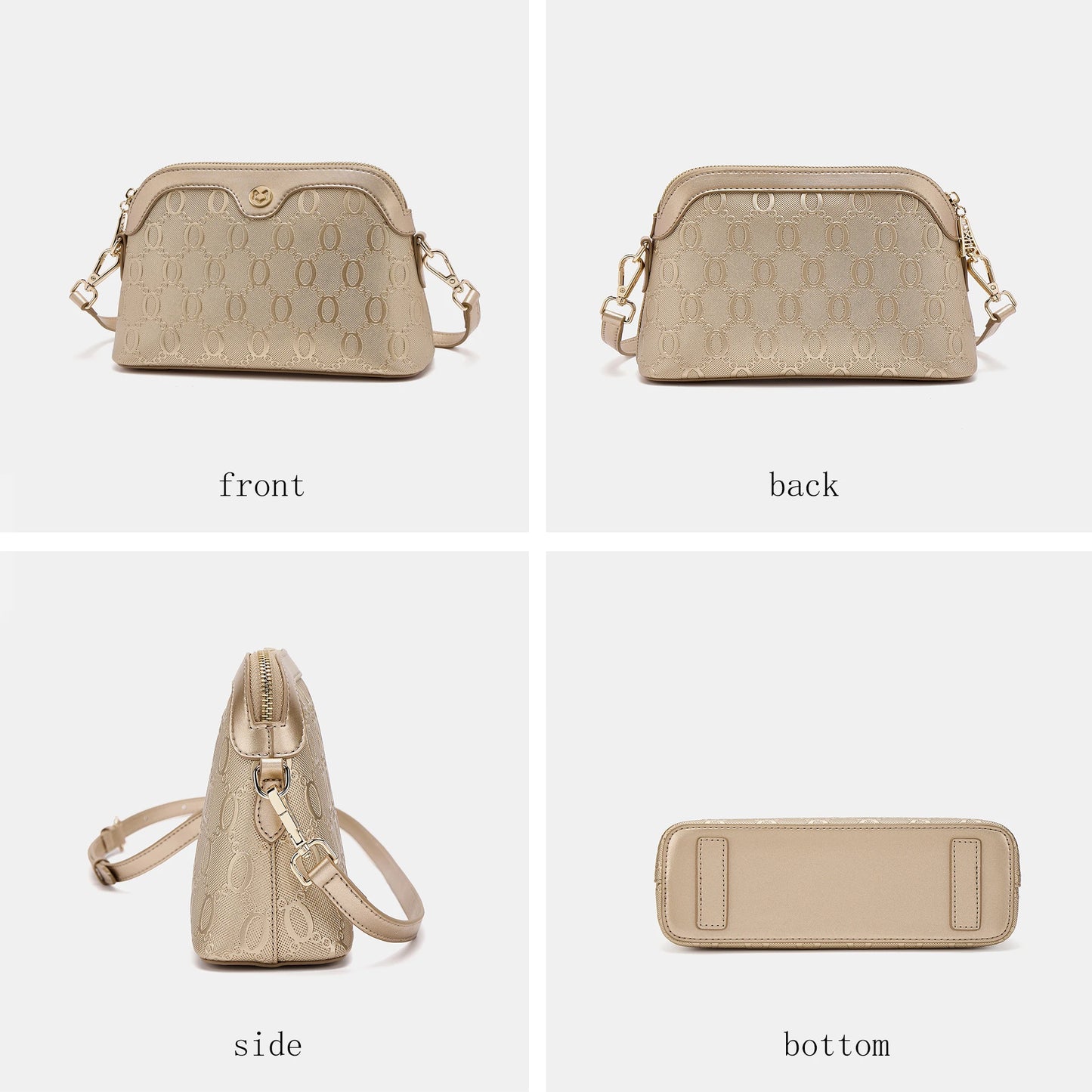 FOXER Luxury Embossed Crossbody Bag