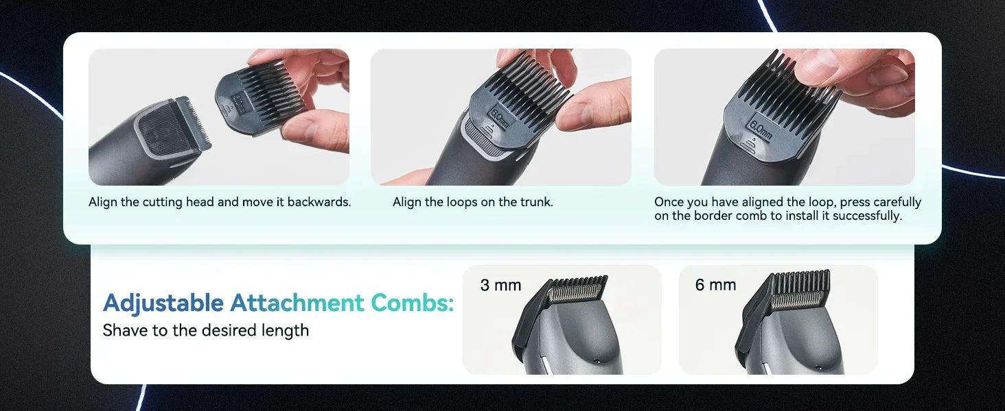 Kensen S5 Electric Body Hair Trimmer - ShopHub