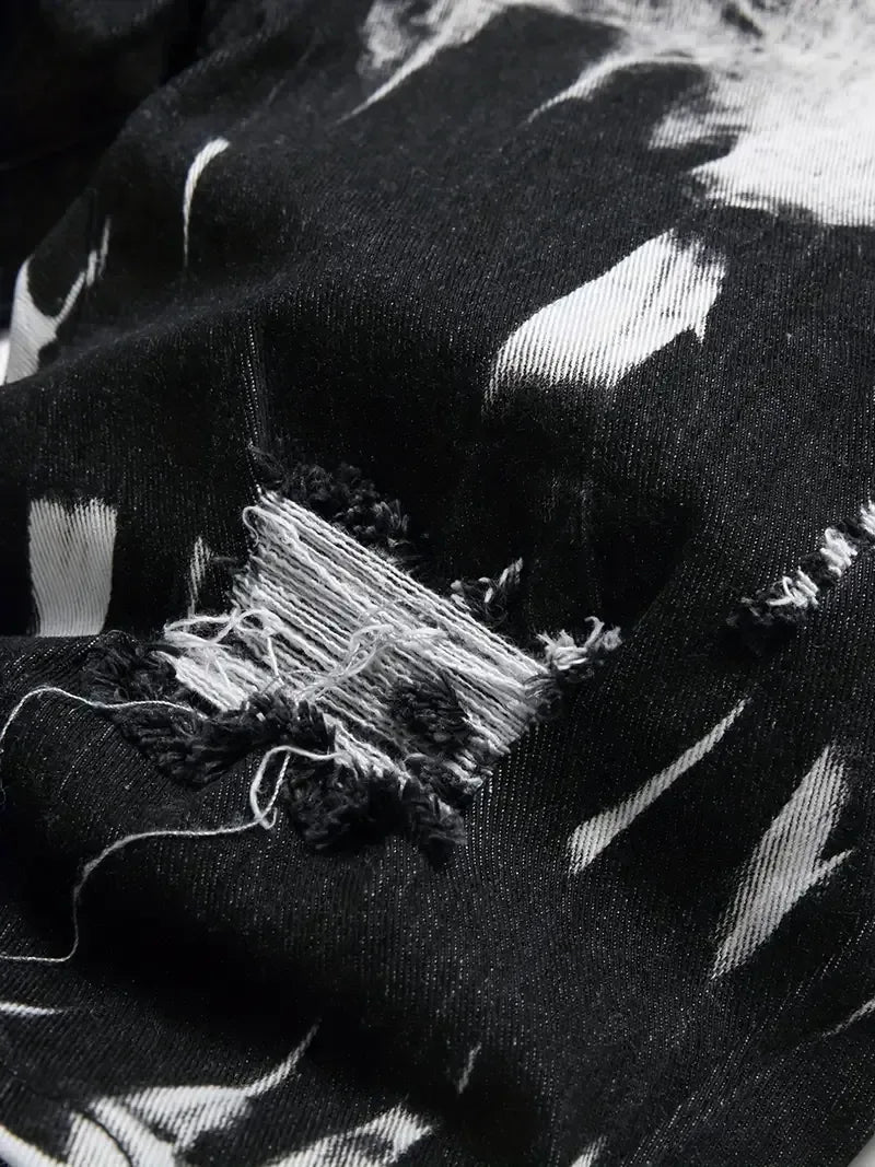 Men's Trendy Slim Stretch Denim Shorts - ShopHub