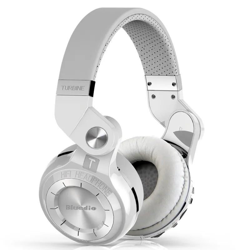 Bluetooth T2+ Headphone Wireless Foldable Sports Earphone with HIFI Sound, 57mm Strong Bass, and SD Card Slot