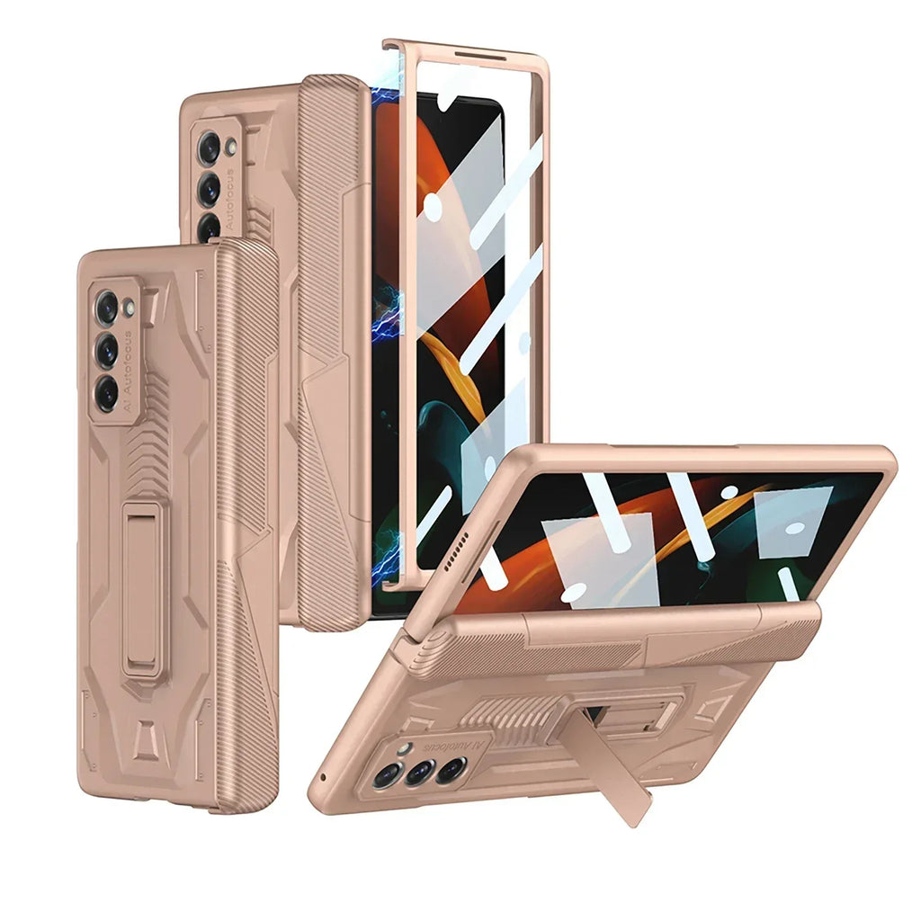 GKK Magnetic Hinge Armor Plastic Case for Galaxy Z Fold 2 Style 4
