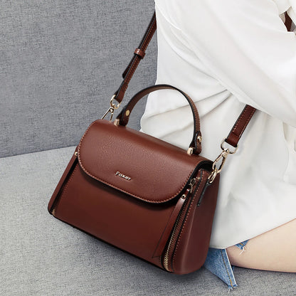 FOXER Brand Retro Women's Handbag