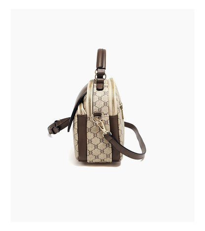 FOXER Lady's Shoulder Bag PVC Leather Casual Handbag Vintage Female Crossbody Bag Fashion Commute Boston Bag