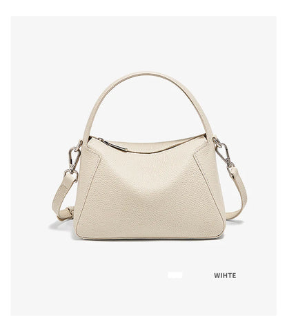 FOXER Lady's Handbag Cow Leather Shoulder Bag Small Size Crossbody Minimalist Style Bag Commute Work High Quality