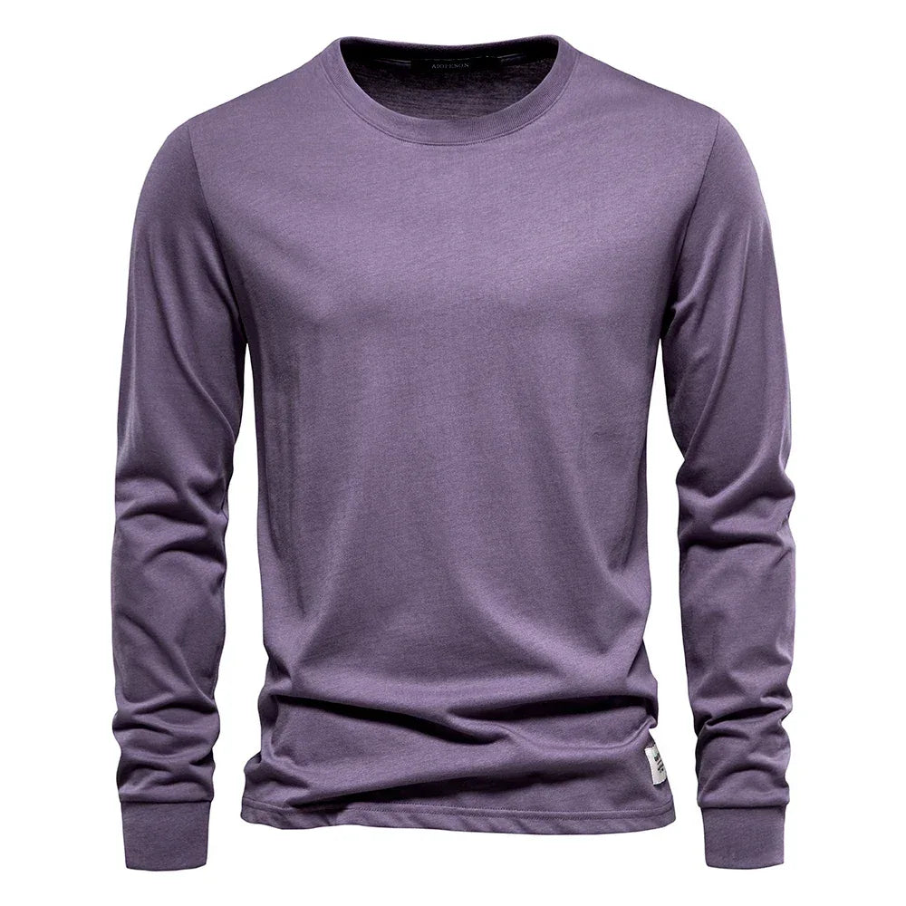 AIOPESON Solid Colour Cotton Shirts - ShopHub