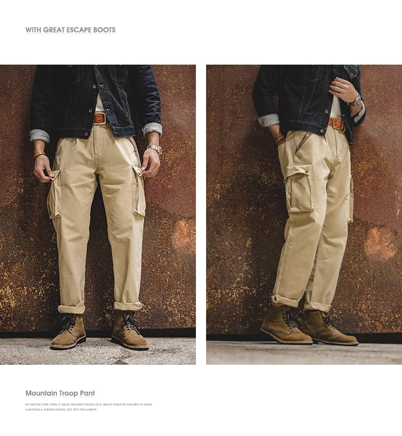 Maden Retro 12.8oz Grey Striped Jeans