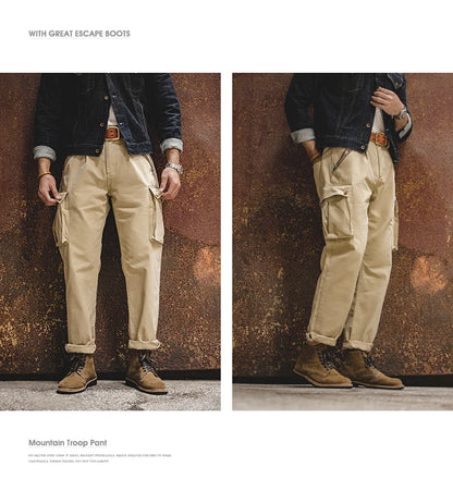 Maden Retro 12.8oz Grey Striped Jeans