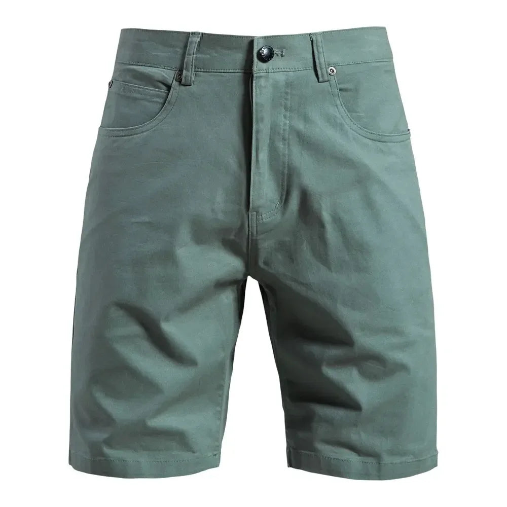 AIOPESON Men's 100% Cotton Summer Shorts - ShopHub