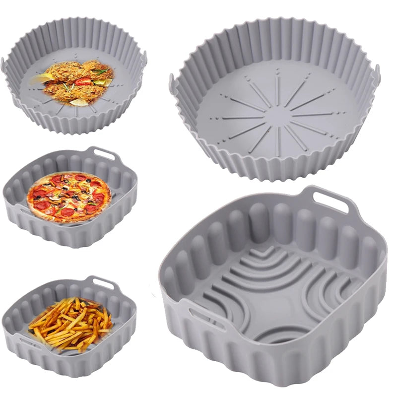Silicone Round Air Fryer Liner Set