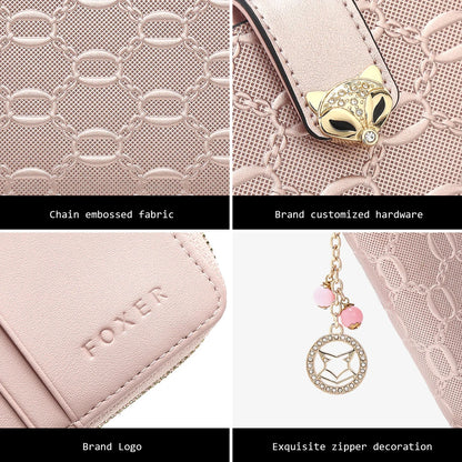 FOXER Light Luxury Women's Short Wallet