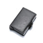Anti Rfid Carbon Fiber Credit Card Holder Mens 14 Bank Cardholder Case Wallet Metal Minimalist Wallet Money Bag Male Purses