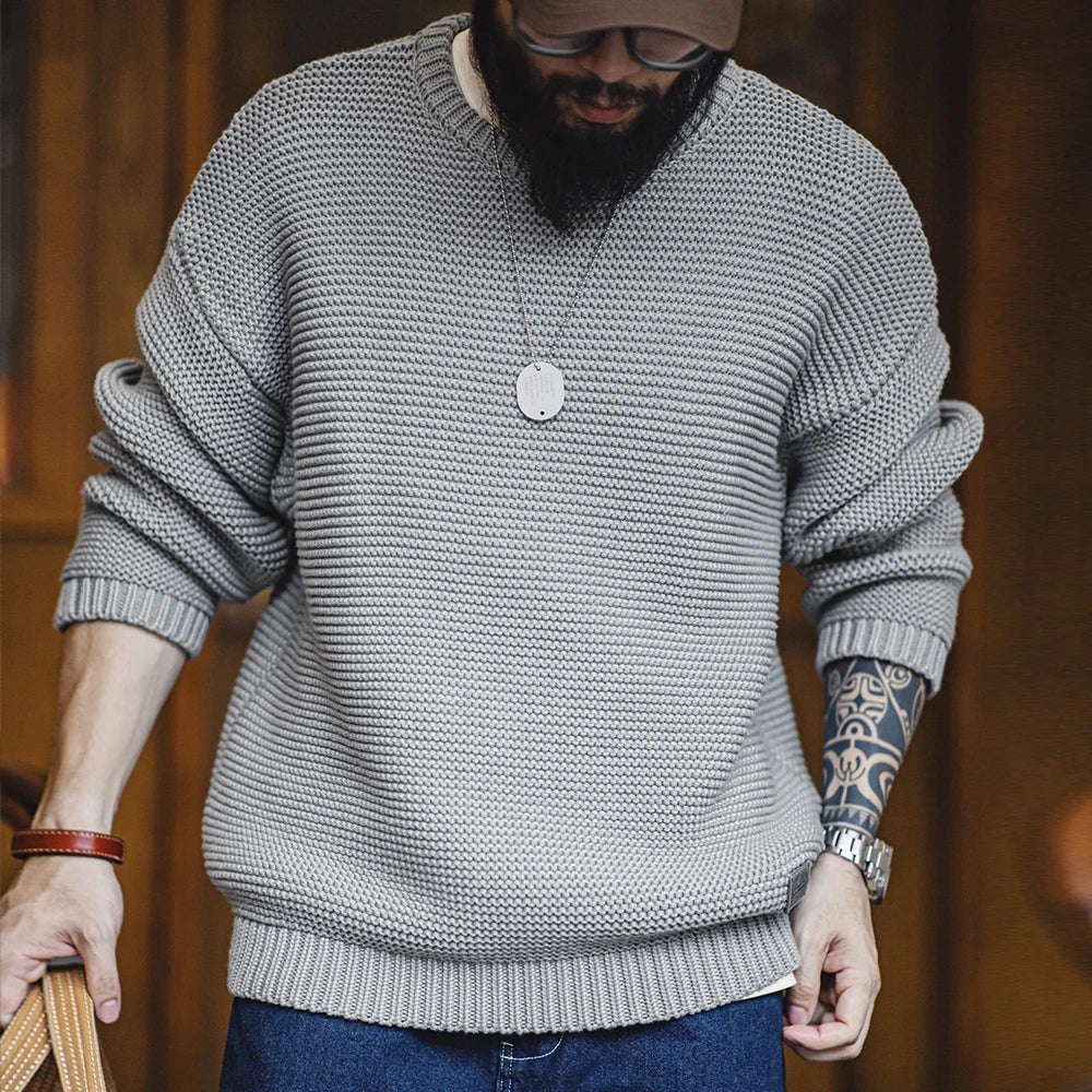 MADEN Heavyweight Crew-Neck Sweater