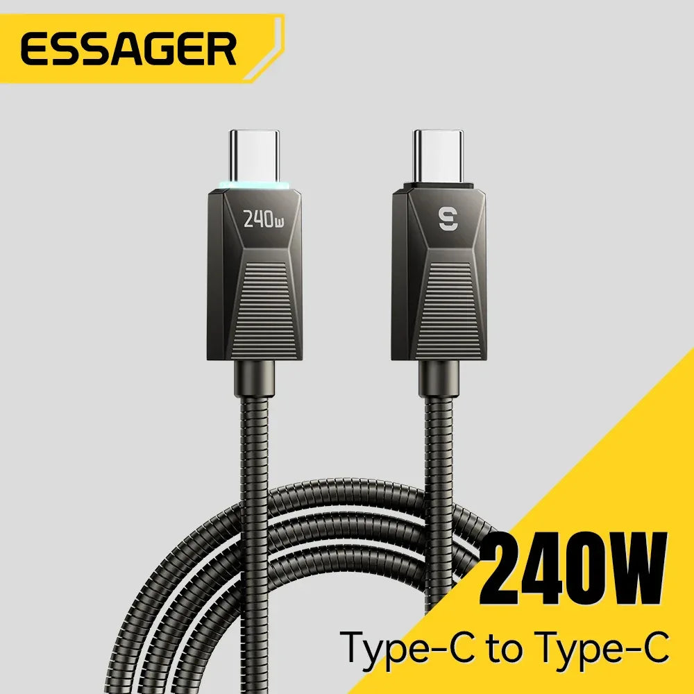 Essager 240W Super Fast Charge Type-C Cable - ShopHub