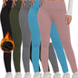 Women's Fleece-Lined Thermal Leggings – High-Waisted (5-Pack) Habicare