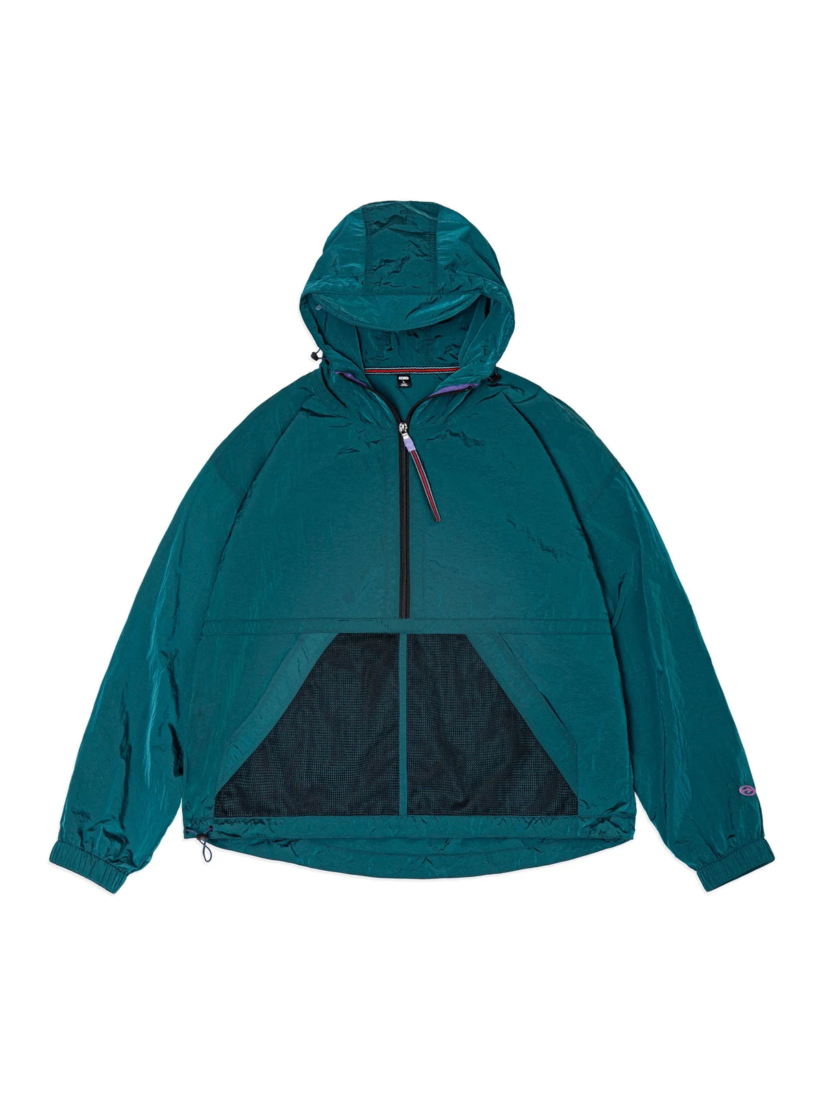 MADEN Gorpcore Half-zip Hooded Jacket Men Lightweight Relaxed Oversized Light Outdoor Utility Workwear Casual Spring Autumn