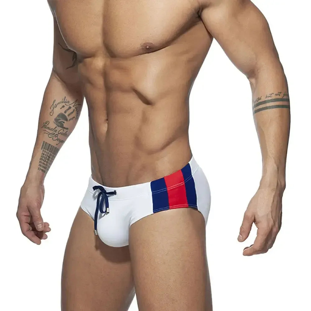 UXH Men's Low Waist Swim Briefs - ShopHub