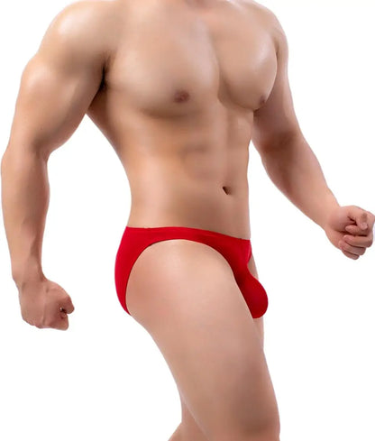 BRAVE PERSON Sexy Men's Underwear Big Penis Pouch Briefs Bikini Nylon Underpants