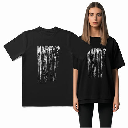 COOLMIND ZG008 Happy Print Cotton Tee