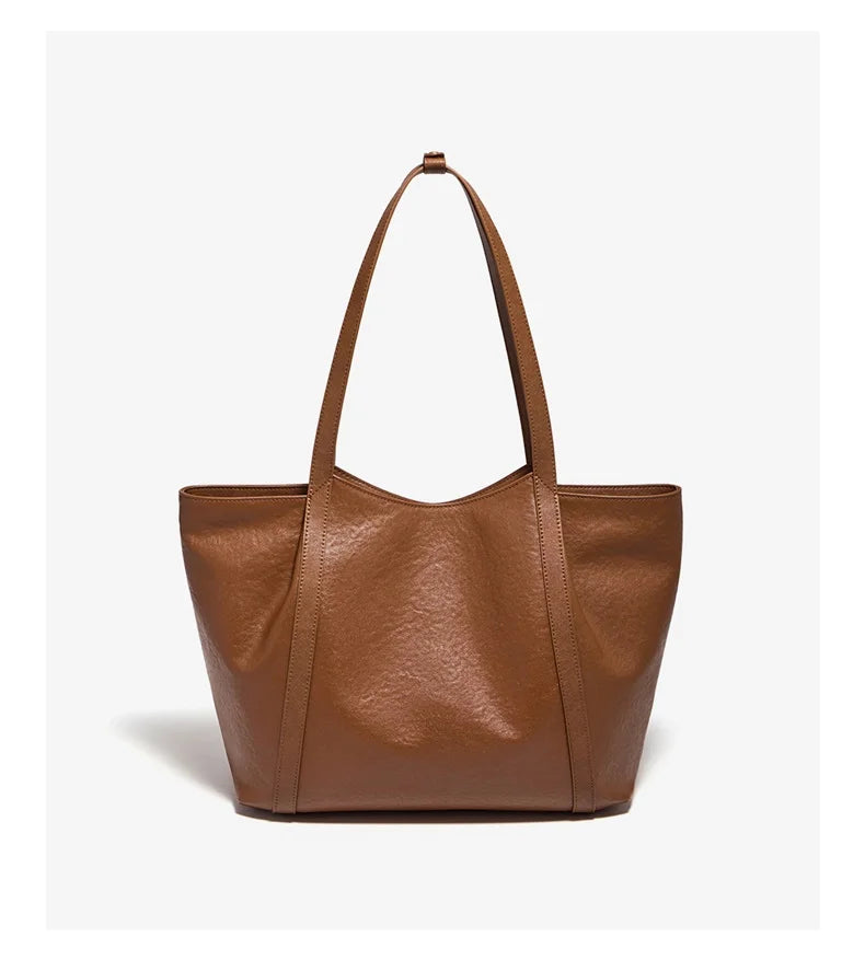 FOXER Women's Cow Leather Tote Shoulder Bag