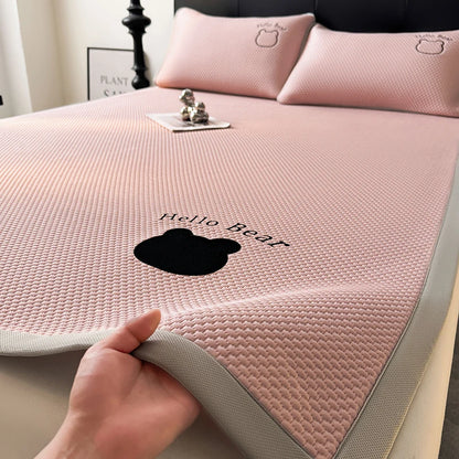 Cooling rattan bed mat set from ShopHub NZ, plush mattress pads designed to keep you cool and comfortable during summer.