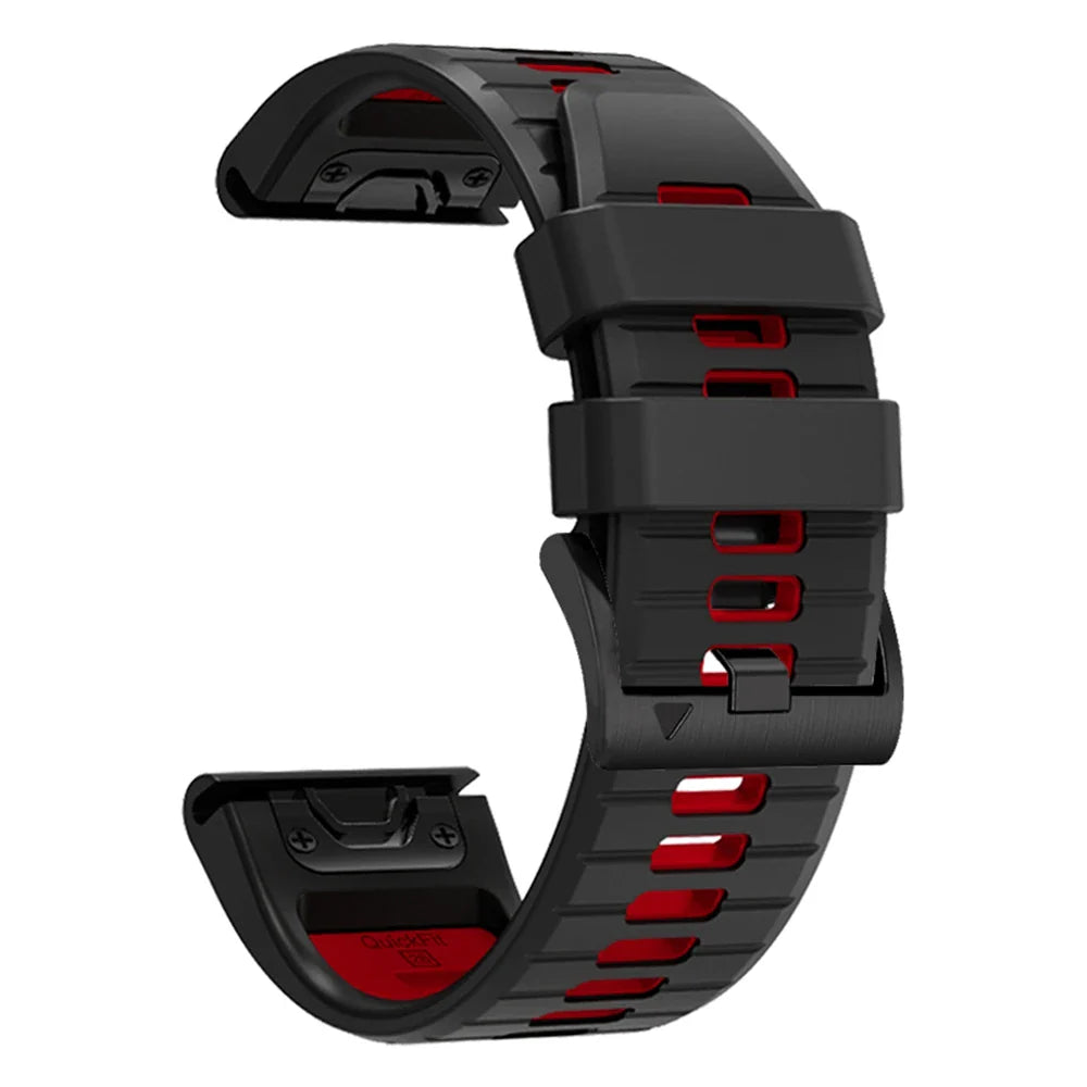 QuickFit Silicone Strap for the Garmin Flagship Models (2 sizes & 46 colours available) Habicare