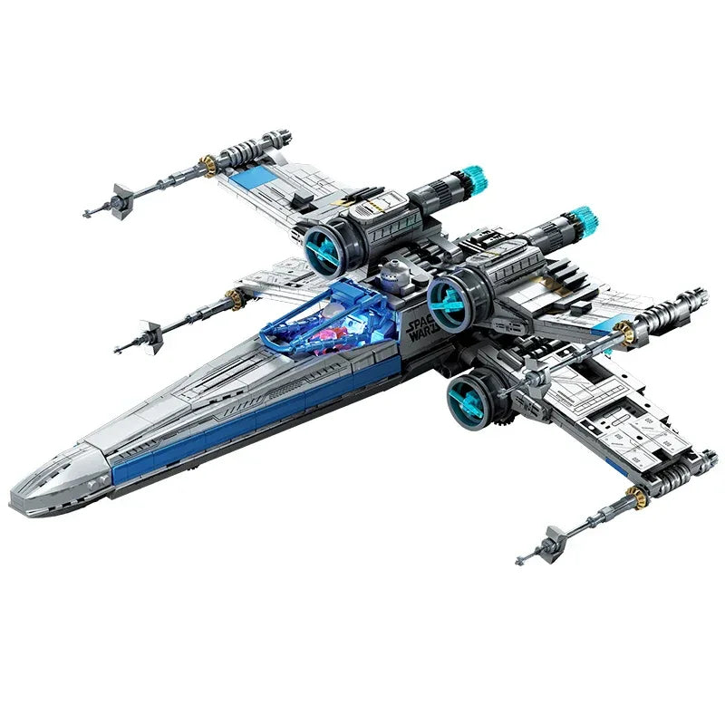 TOYLINX Space Fighter Jet DIY Model With 1271PCS - ShopHub