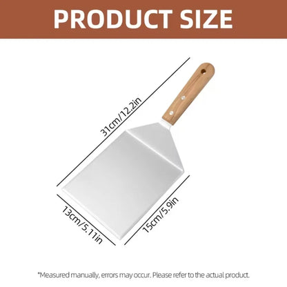 Square Grill Spatula with Anti-scald Handle