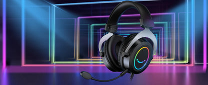 FIFINE Gaming Headset: Experience Immersive Stereo Sound and Stylish RGB Lighting