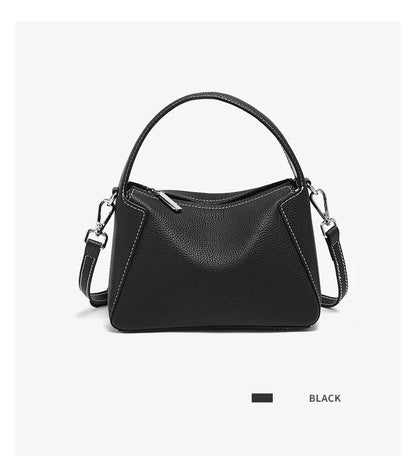 FOXER Lady's Handbag Cow Leather Shoulder Bag Small Size Crossbody Minimalist Style Bag Commute Work High Quality