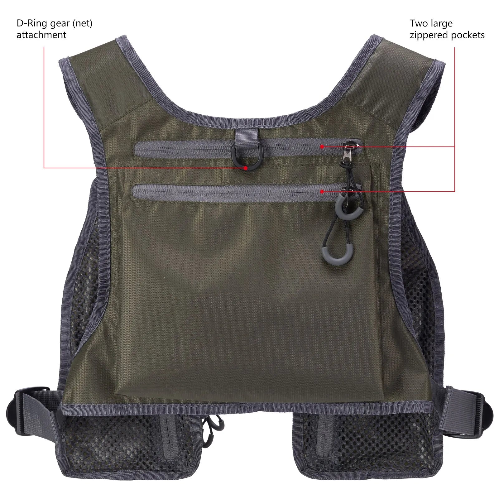 BASSDASH Ultra Lightweight Fly Fishing Vest ShopHub