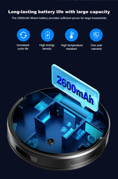 2026 Liectroux T9 Robot Vacuum Cleaner