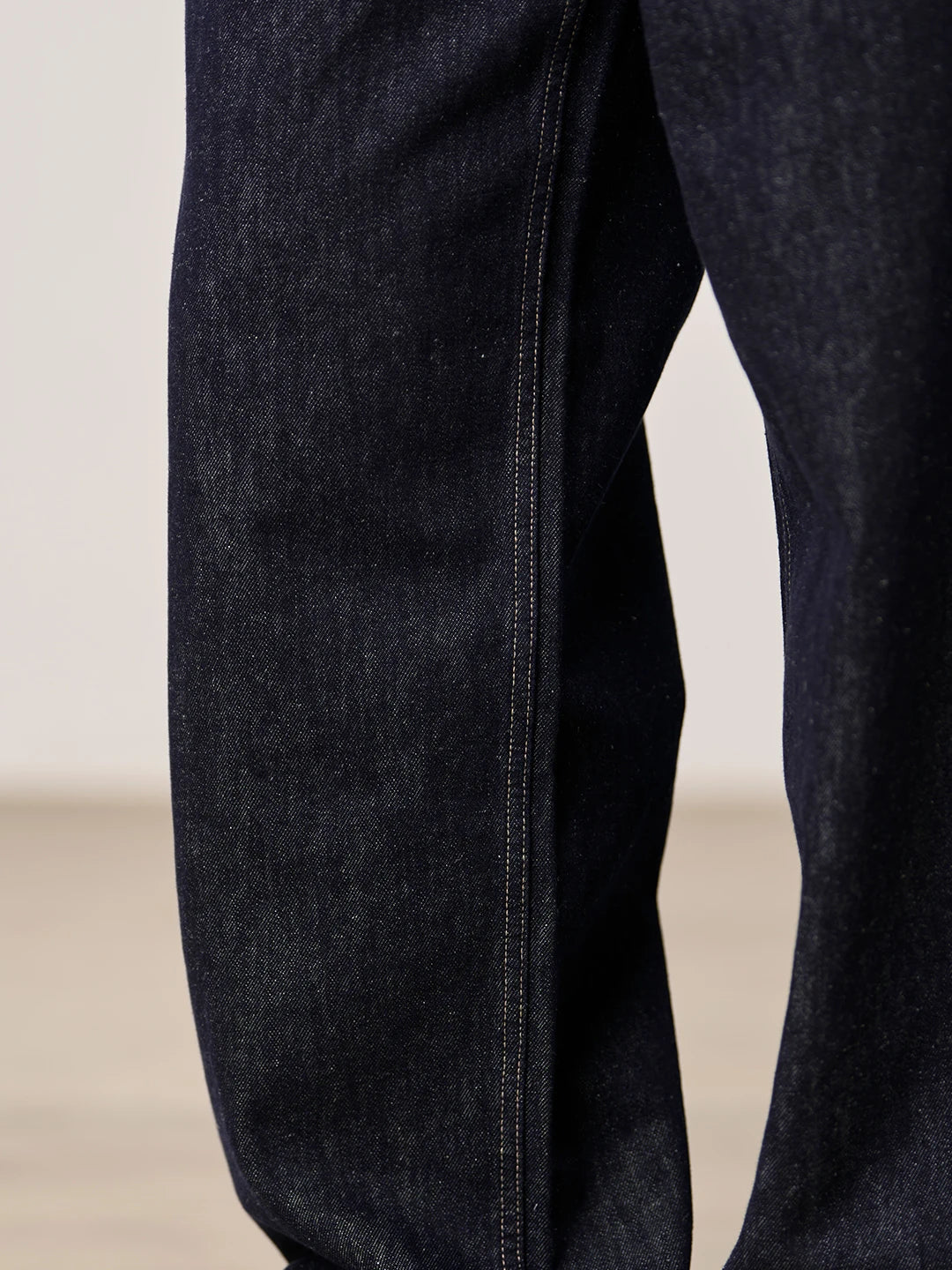 SIMWOOD High Standard 2026 Spring Summer New Baggy Style 12oz  Natural Hemp Cotton Blend  Fabric Jeans Men Vintage Denim Pants