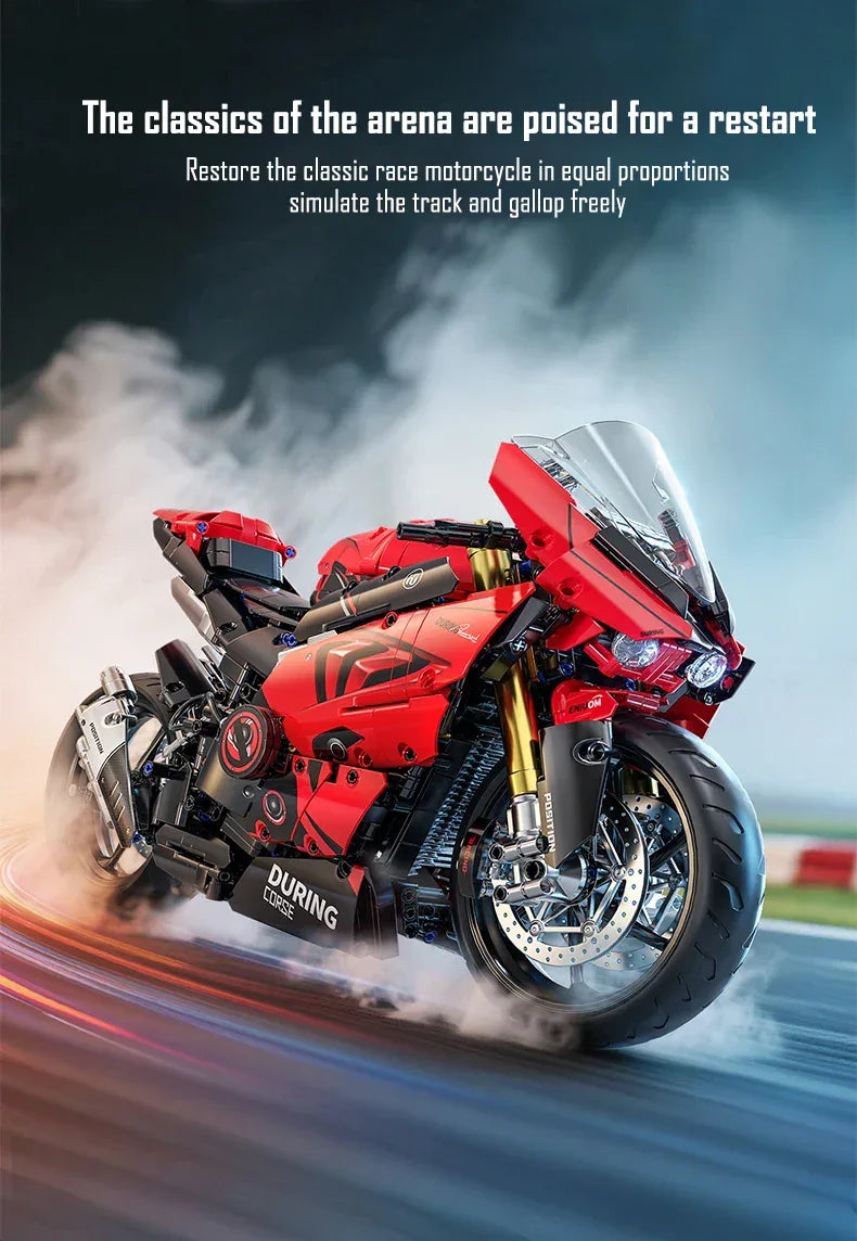 TOYLINX High-Tech 2024PCS Motorcycle Building Blocks - ShopHub